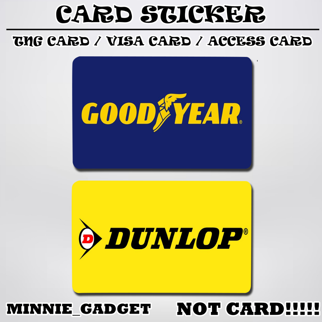[ Tyre Brand Logo ] Touch n Go Card Sticker Cover TNG / MASTER / VISA ...