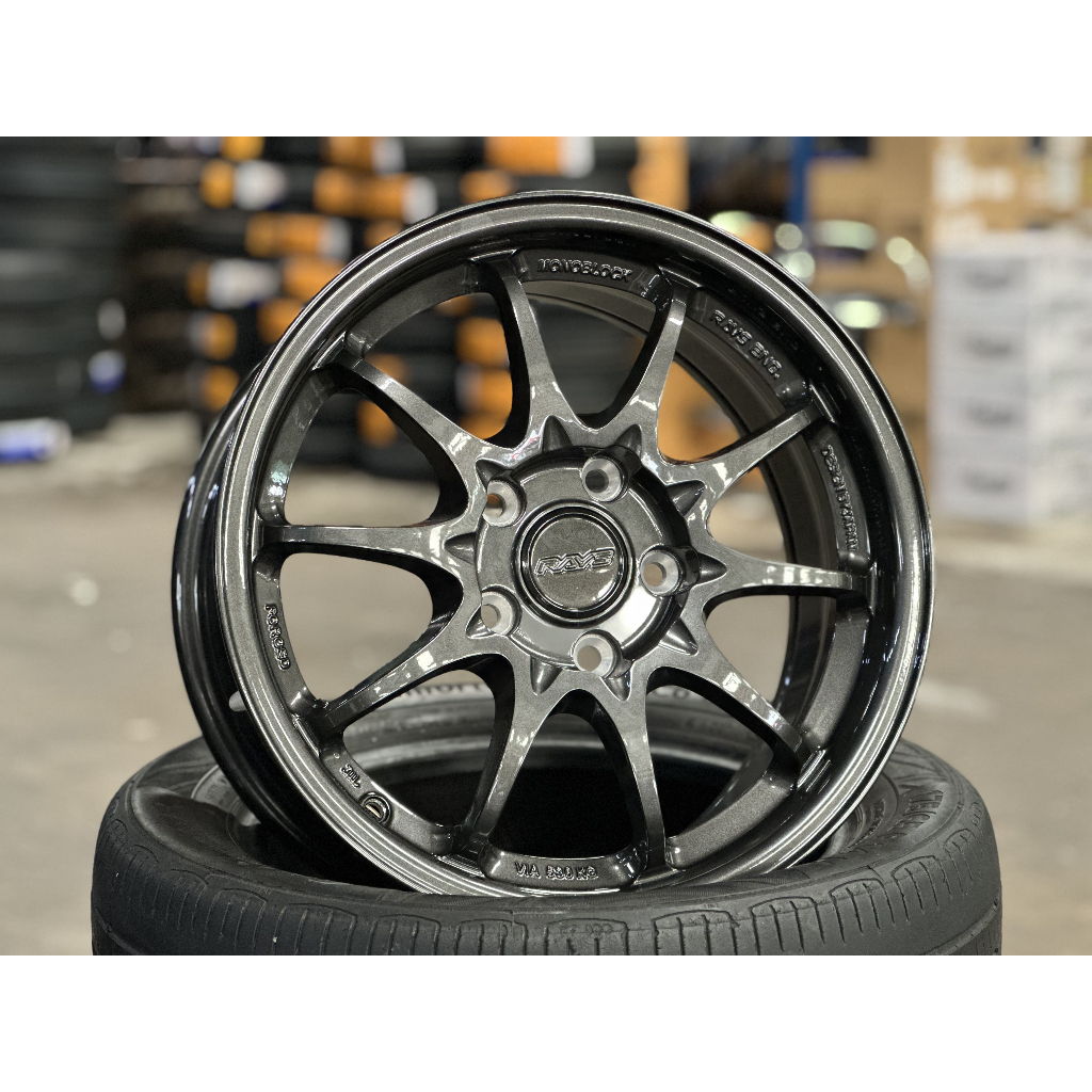 NEW 16X7J AOW CE28 Rim (set of 4) Dark Gunmetal 5X114.3 for Civic Camry ...