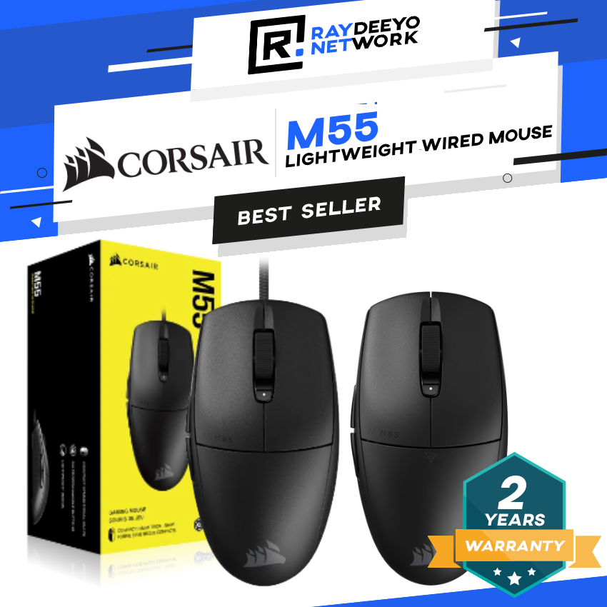 Corsair M55 Lightweight Wired/ Wireless Gaming Mouse | Shopee Malaysia
