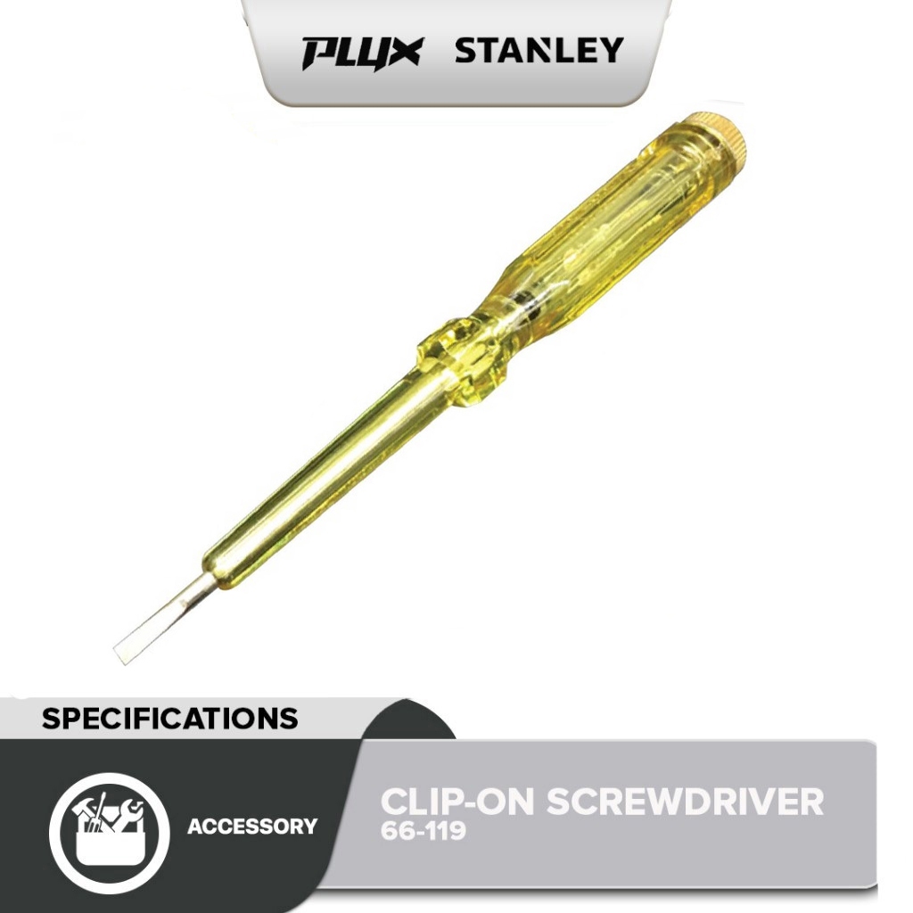 Stanley 66-119 100-500V 50mm Original Spark Detecting Screwdriver ...
