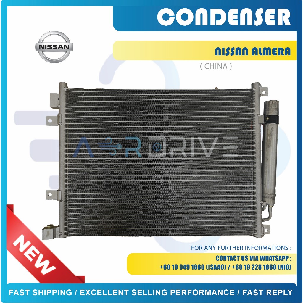 CHINA NEW NISSAN ALMERA CONDENSER | Shopee Malaysia