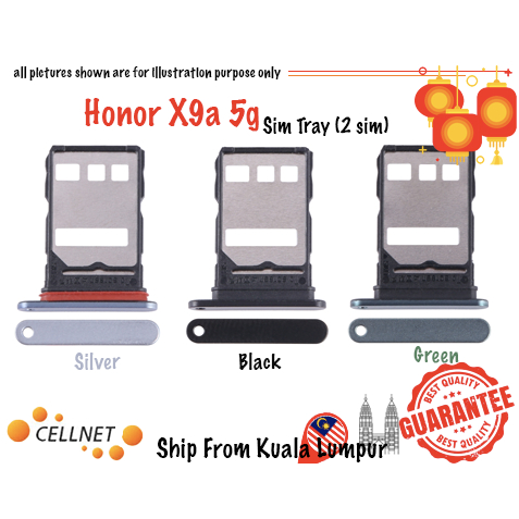 [Cellnet] honor h.nor X9a Sim Tray Sim Holder 2 sim Dual Sim New ngam ...