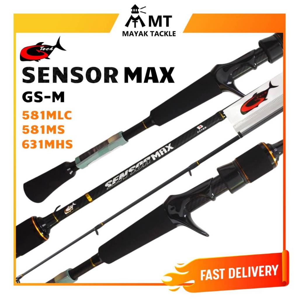 G-TECH THE NEW SENSOR MAX CASTING ROD SP / BC | Shopee Malaysia