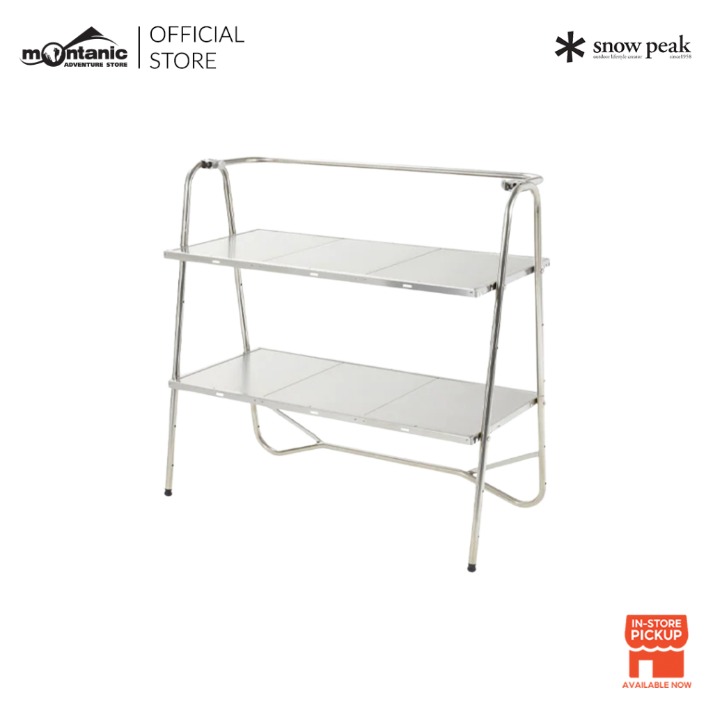 Snow Peak Stainless Kitchen Table - Outdoor Meja Camping Table | Shopee Malaysia