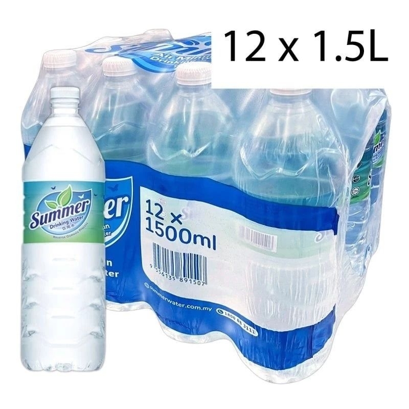 Summer Drinking Water 1Cartoon（12X1.5L） | Shopee Malaysia
