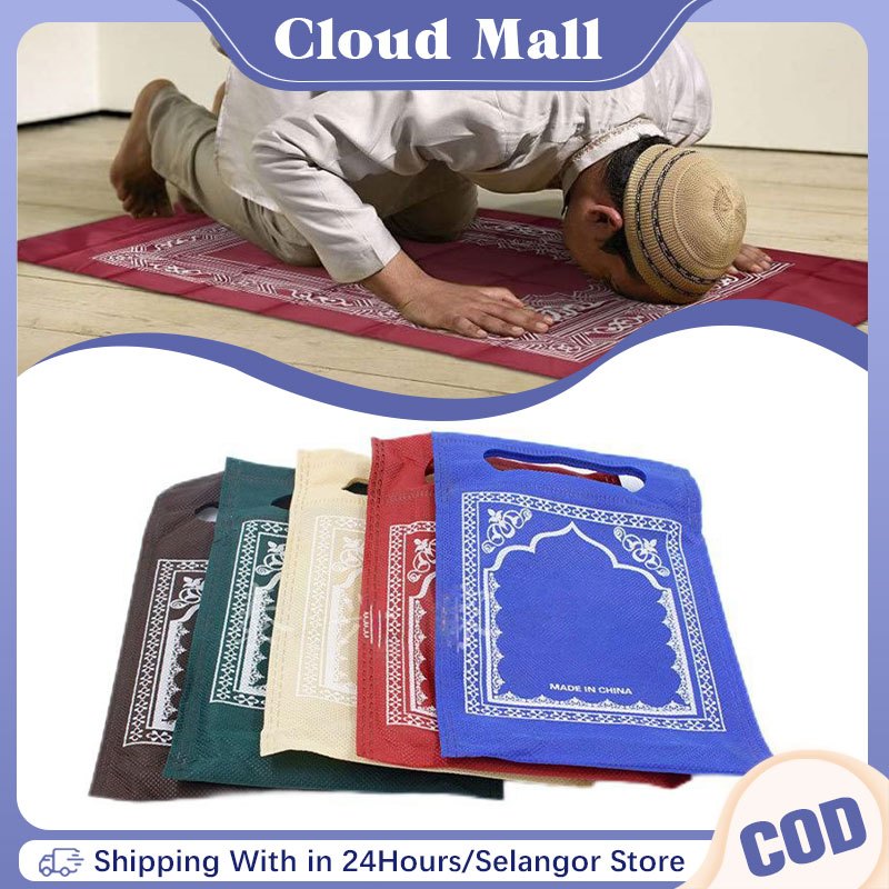 Disposable Prayer Rug Ramadan Travel Prayer Mat Sejadah Saiz Poket Bag ...