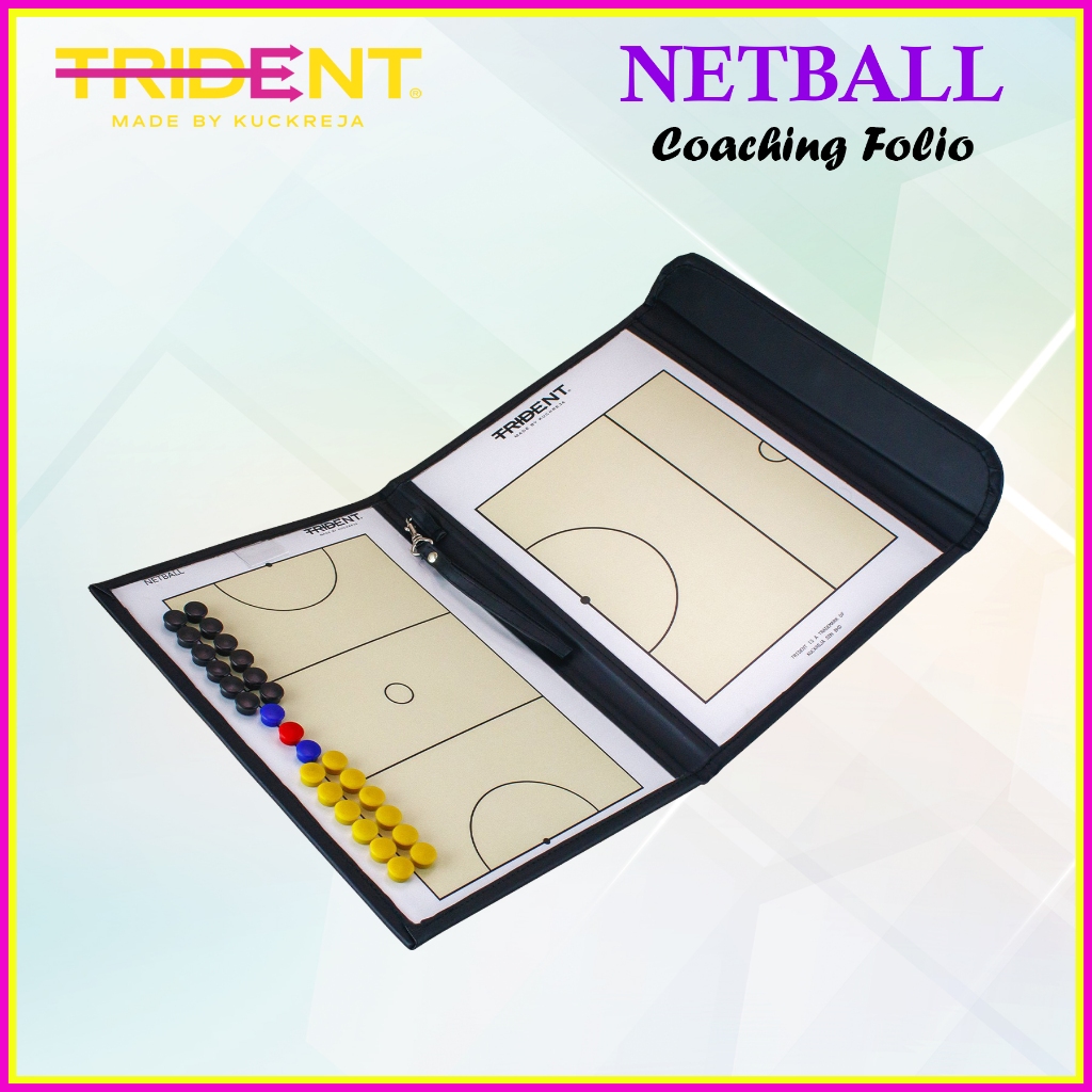 Trident Netball Magnetic Coaching Folio Board Bola Jaring | Shopee Malaysia