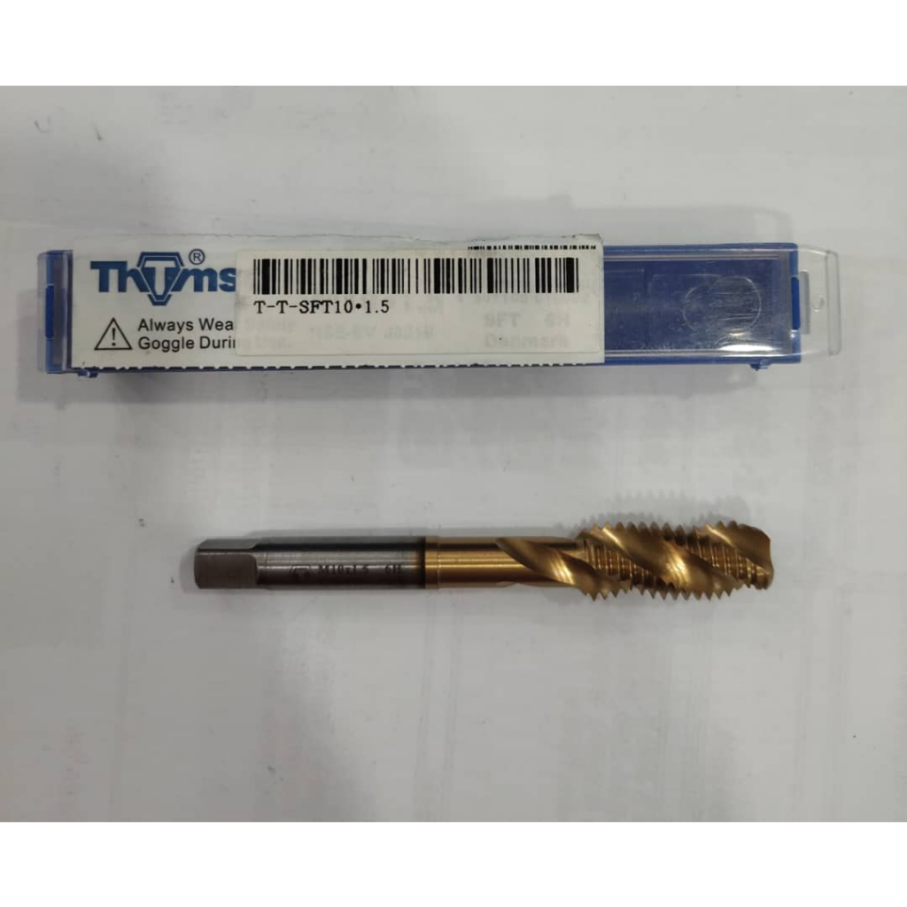 THOMSON J301T SPIRAL FLUTED TAPS - T-T-SFT10*1.5 (TIN) | Shopee Malaysia