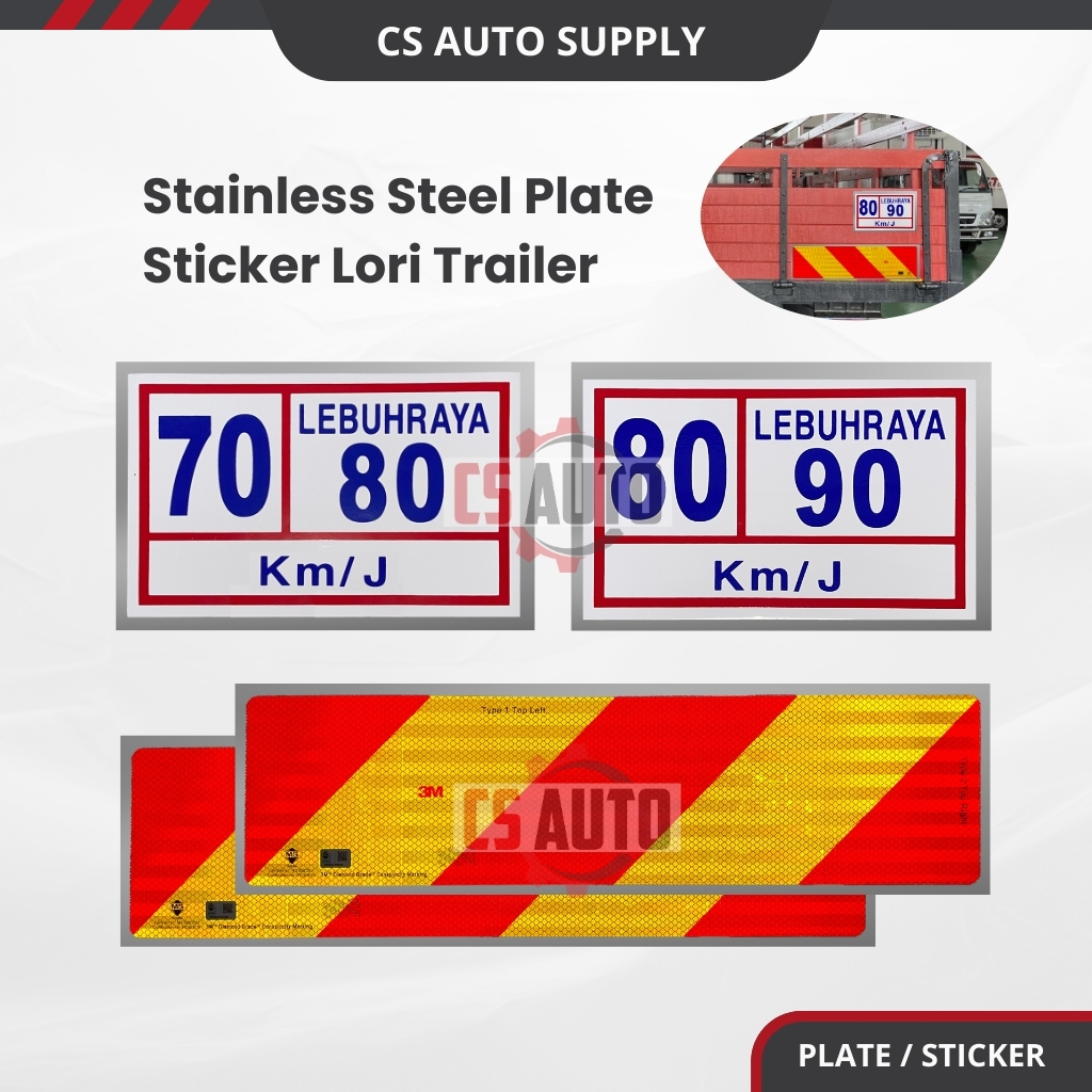 Stainless Steel Plate Sticker Lorry Puspakom Sticker Sirim Had Laju 70/ ...