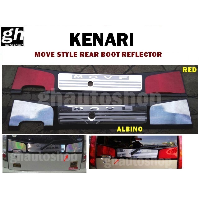 KENARI move style rear boot reflector | Shopee Malaysia
