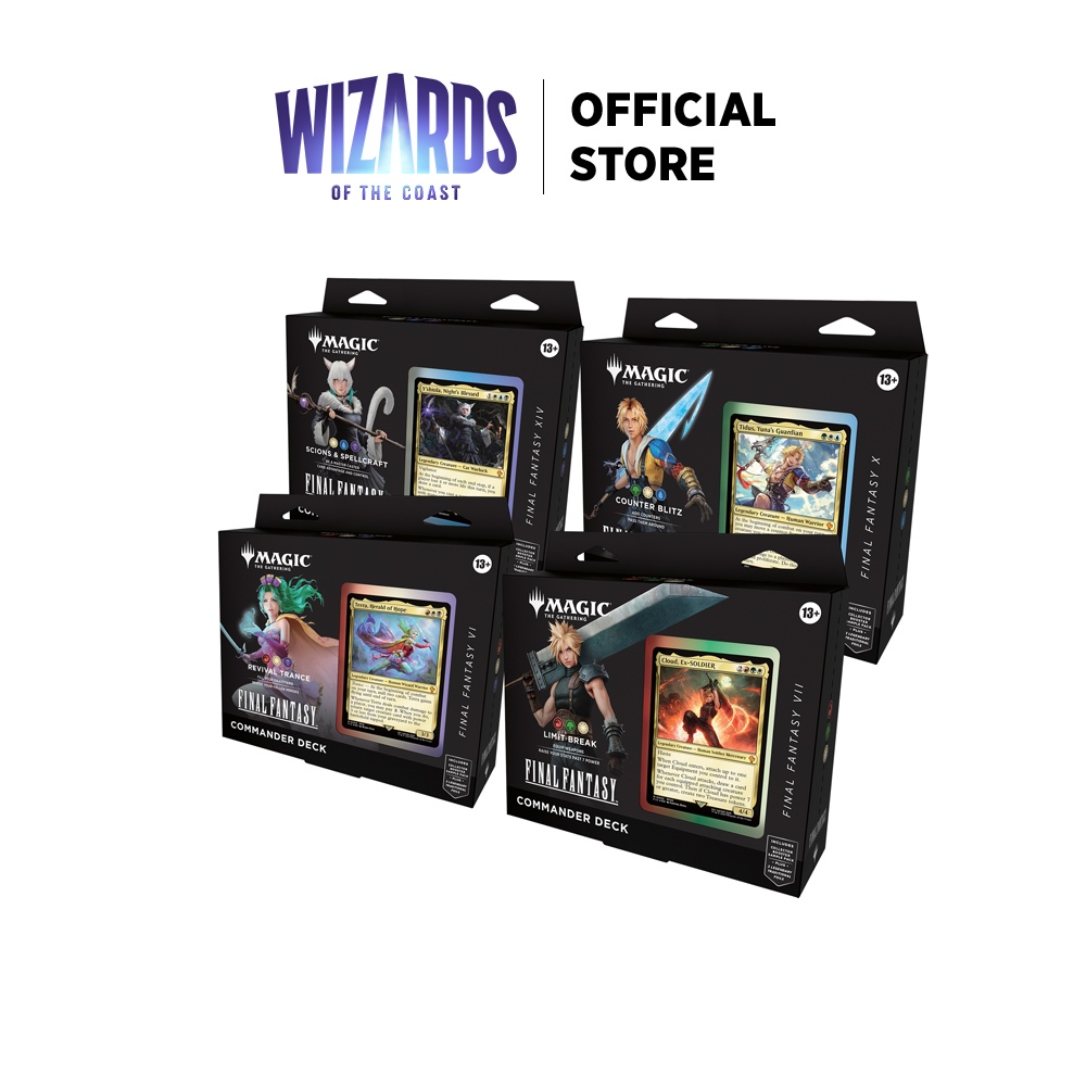 MTG | Magic: The Gathering Final Fantasy Commander Decks Set | Shopee  Malaysia