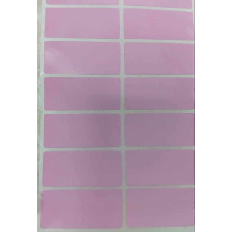 60pcs pink colour name stickers ~ large | Shopee Malaysia