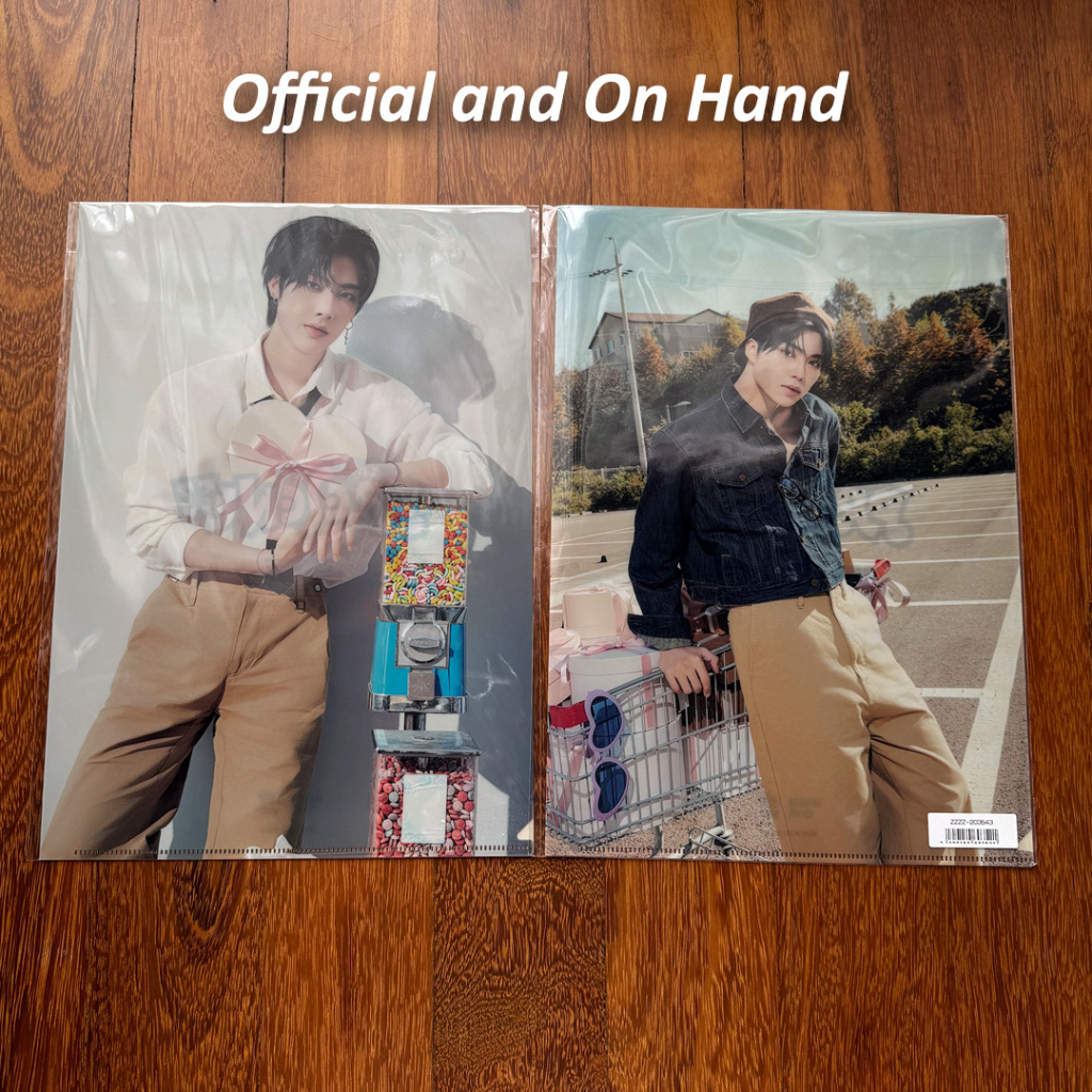 ZB1 Zerobaseone Official PRESENT PREZENT Clear File Folder Ricky ...