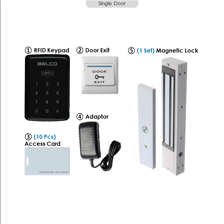 RFID Door Access Control System DA3000 With Electric 600lbs (280KG ...