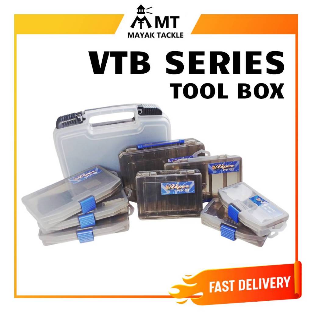 VIPER TOOL BOX SERIES 9 MODEL HOOK/SNAP/MANIK BOX | Shopee Malaysia