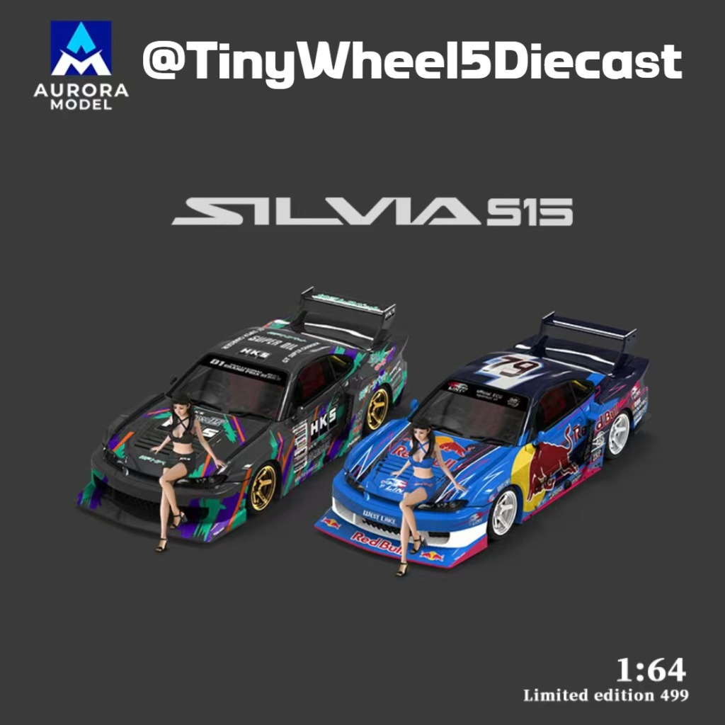 Aurora Model LBWK Silvia S15 HKS Red Bull | Shopee Malaysia