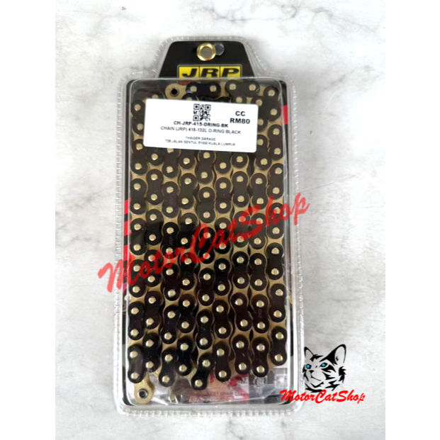 Chain JRP Racing Thailand (O-RING) Black Gold Special Edition (415 / ...