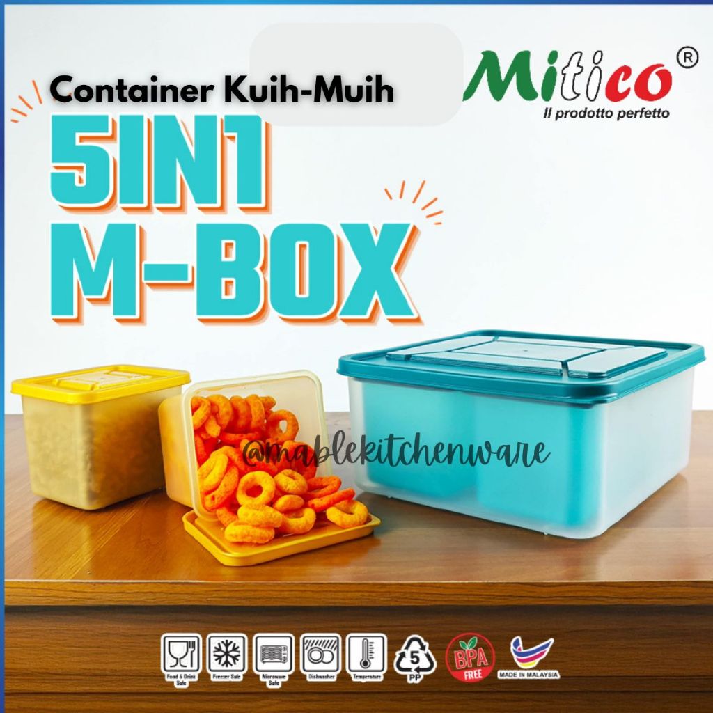 Mitico Hari Raya Bekas Kuih Raya Set Cookies Container Set Balang ...