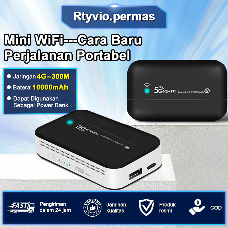 2025 Mini Router WiFi 4G 5G Poket Portable Sim Kad Rumah Kereta ...