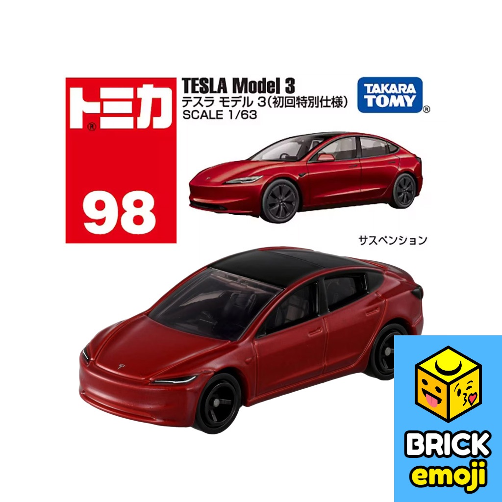 Tomica No.98 Tesla Model 3 (Special First Edition)1/64 | Shopee Malaysia