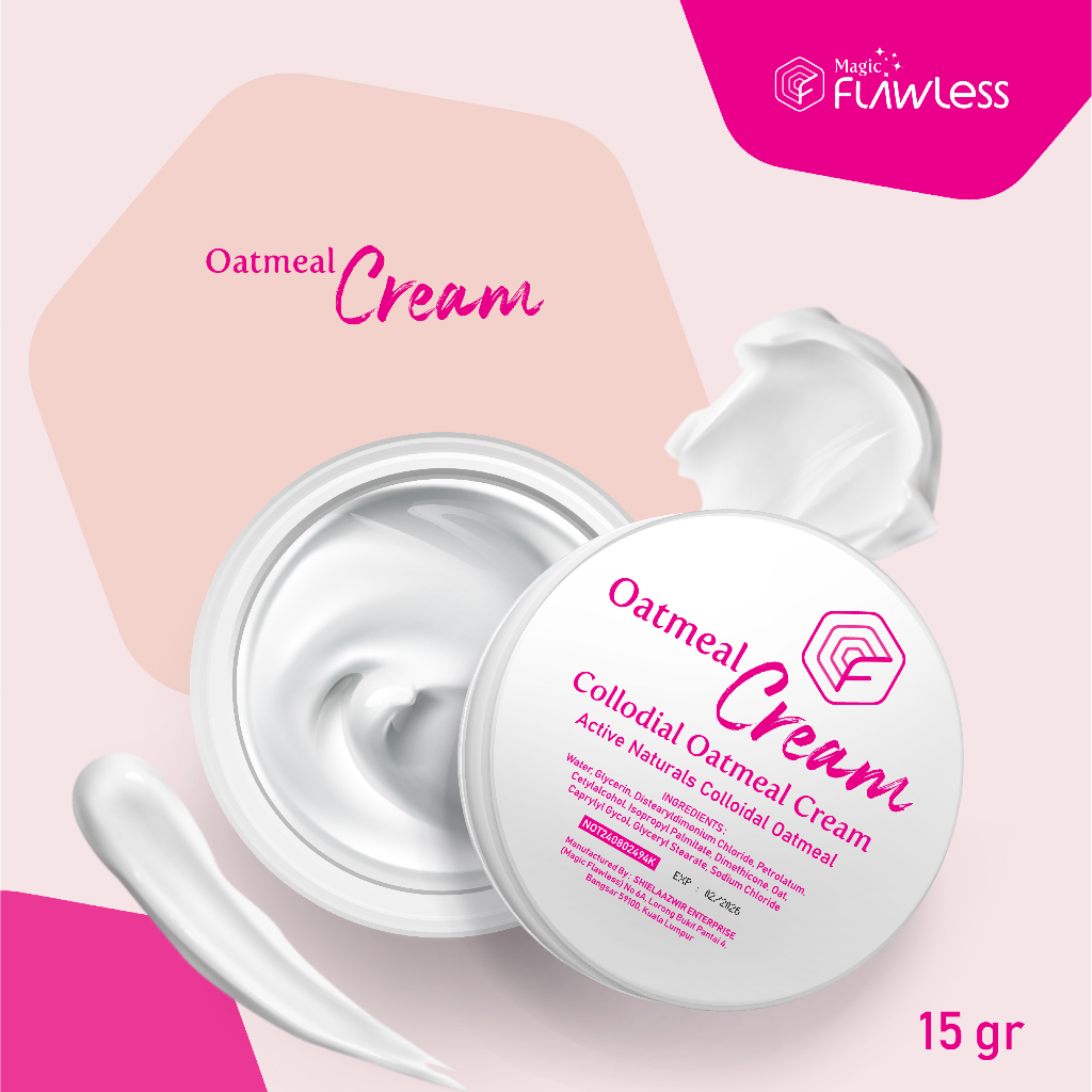 Magic Flawless Collodial Oatmeal Cream | Shopee Malaysia