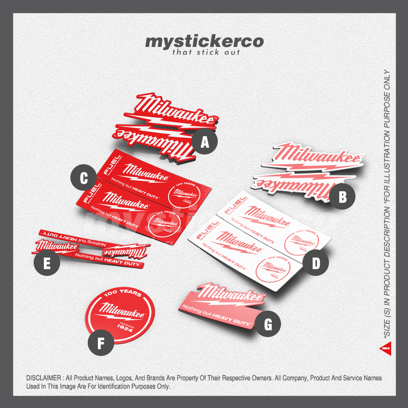 Sticker - Milwaukeke Design | Shopee Malaysia