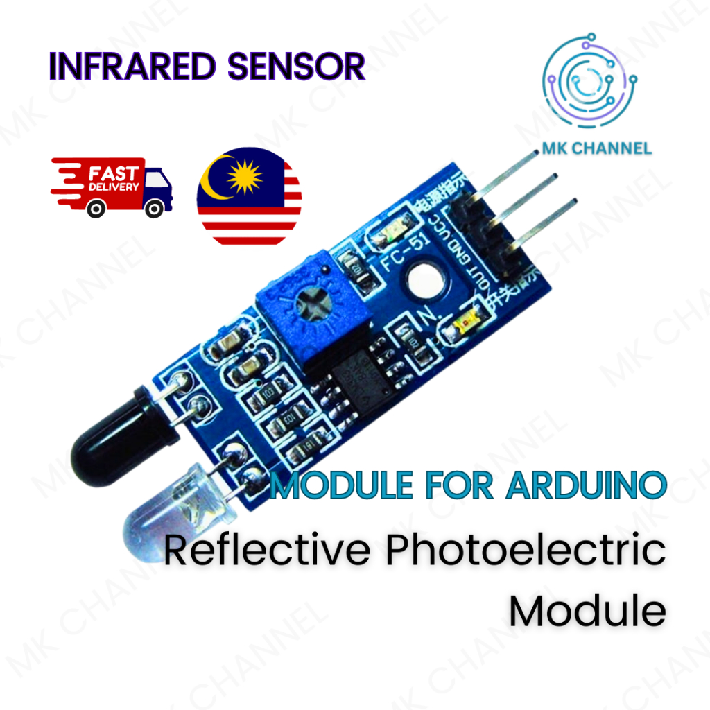 Infrared Module - IR Obstacle Avoidance Sensor Arduino Car Robot ...