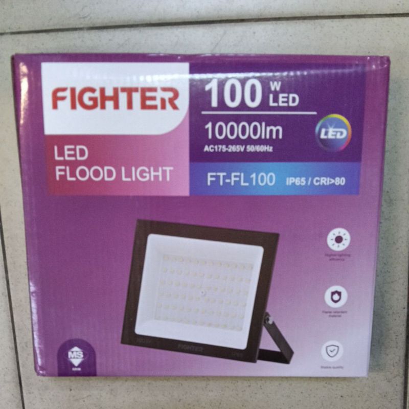 FIGHTER LED 100W FLOOD LIGHT 240v DAYLIGHT lp65 | Shopee Malaysia