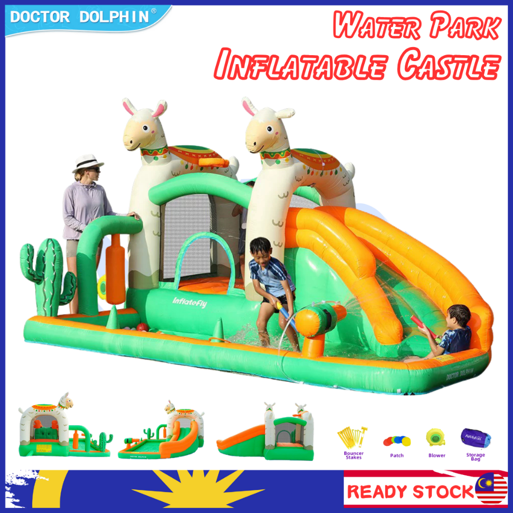 🔥READY STOCK🔥 Doctor Dolphin Inflatable Castle Outdoor Indoor Theme ...