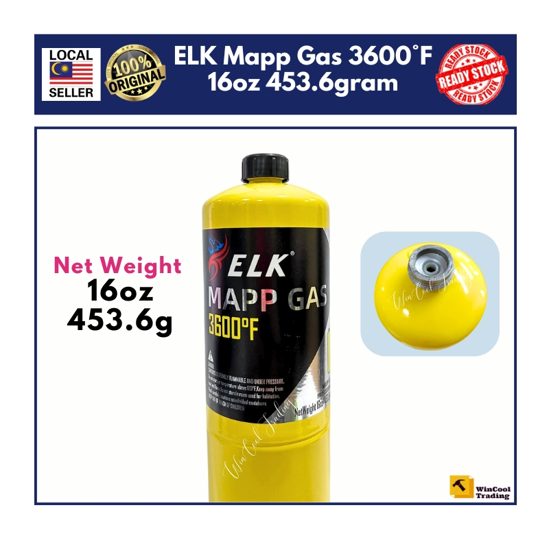 MAPP GAS 16OZ. 453g/14OZ. 400g (MAP PRO 3600F) | Shopee Malaysia