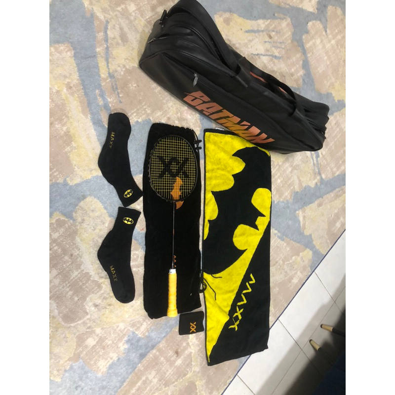 Badminton Racket Maxx Batman set edition | Shopee Malaysia