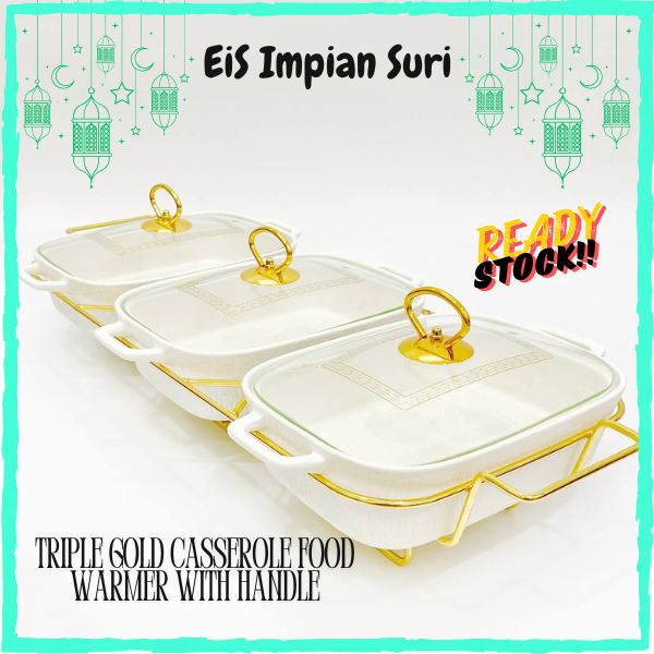 (Raya Sales!!) Queens Rectangle Triple Porcelain 11.5