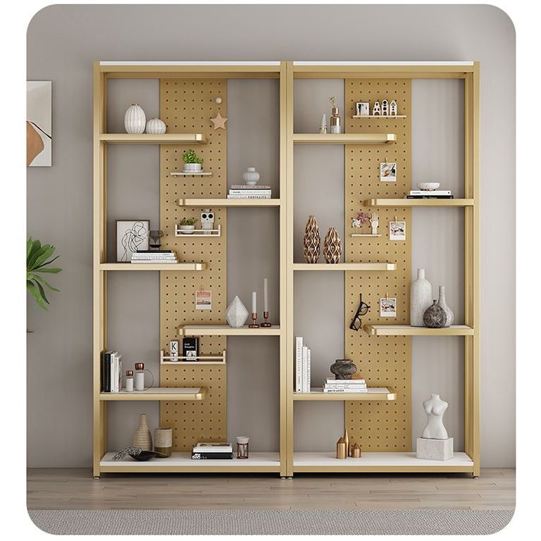 Partition storage rack display pegboard rack multi-layer shelf office ...