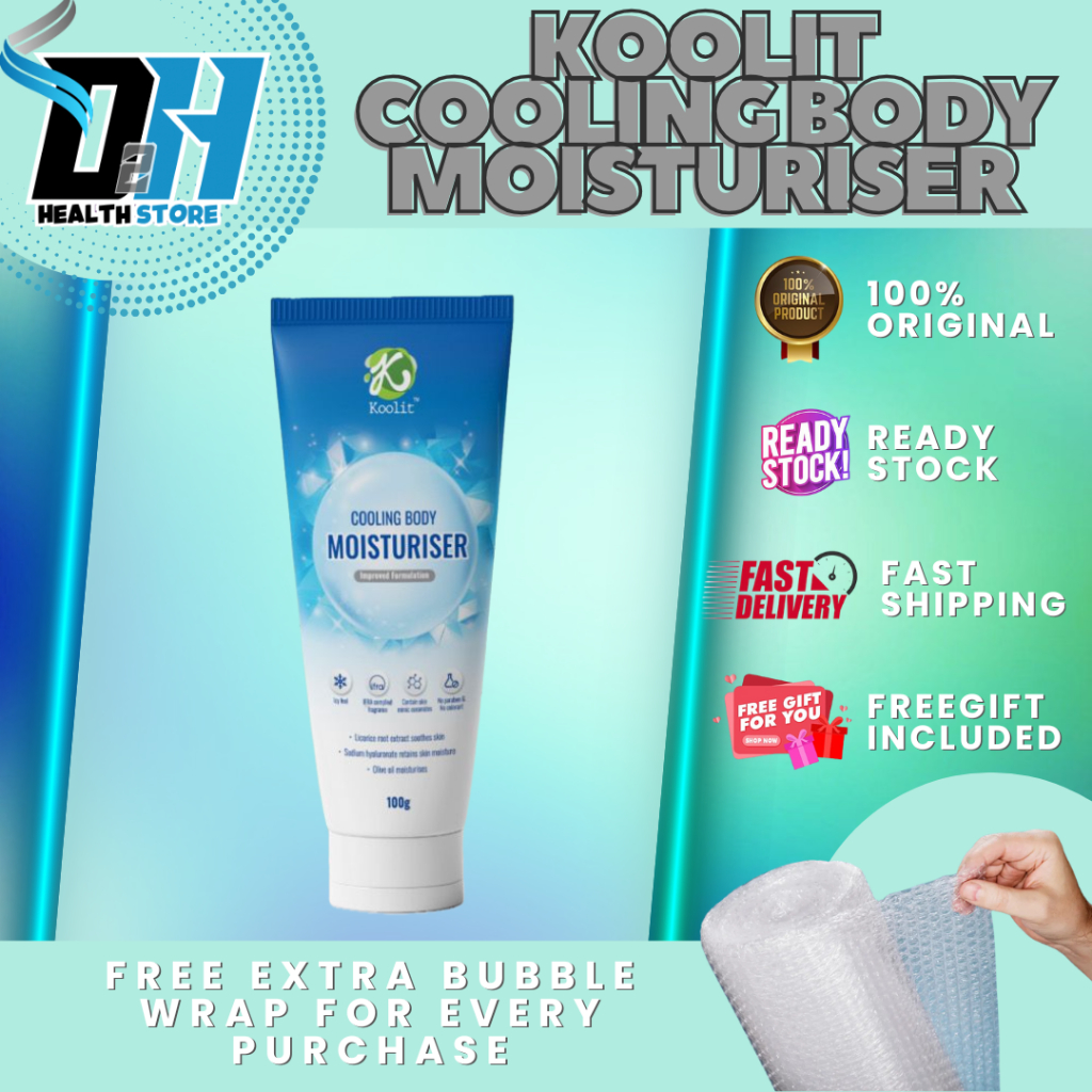 [100% ORIGINAL] KOOLIT COOLING BODY MOISTURISER (NEW PACKAGING)100ML ...