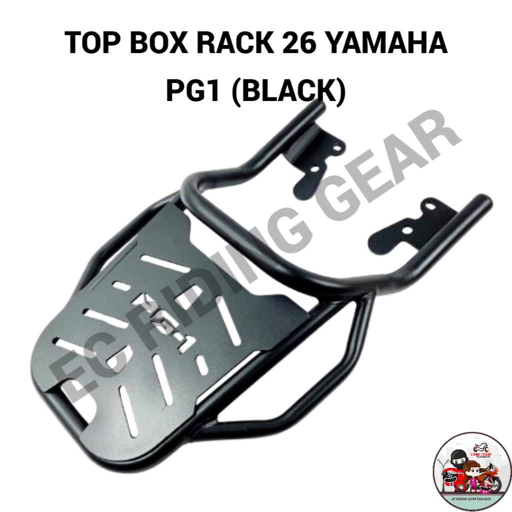 TOP BOX RACK 26 YAMAHA PG1 (BLACK) | Shopee Malaysia