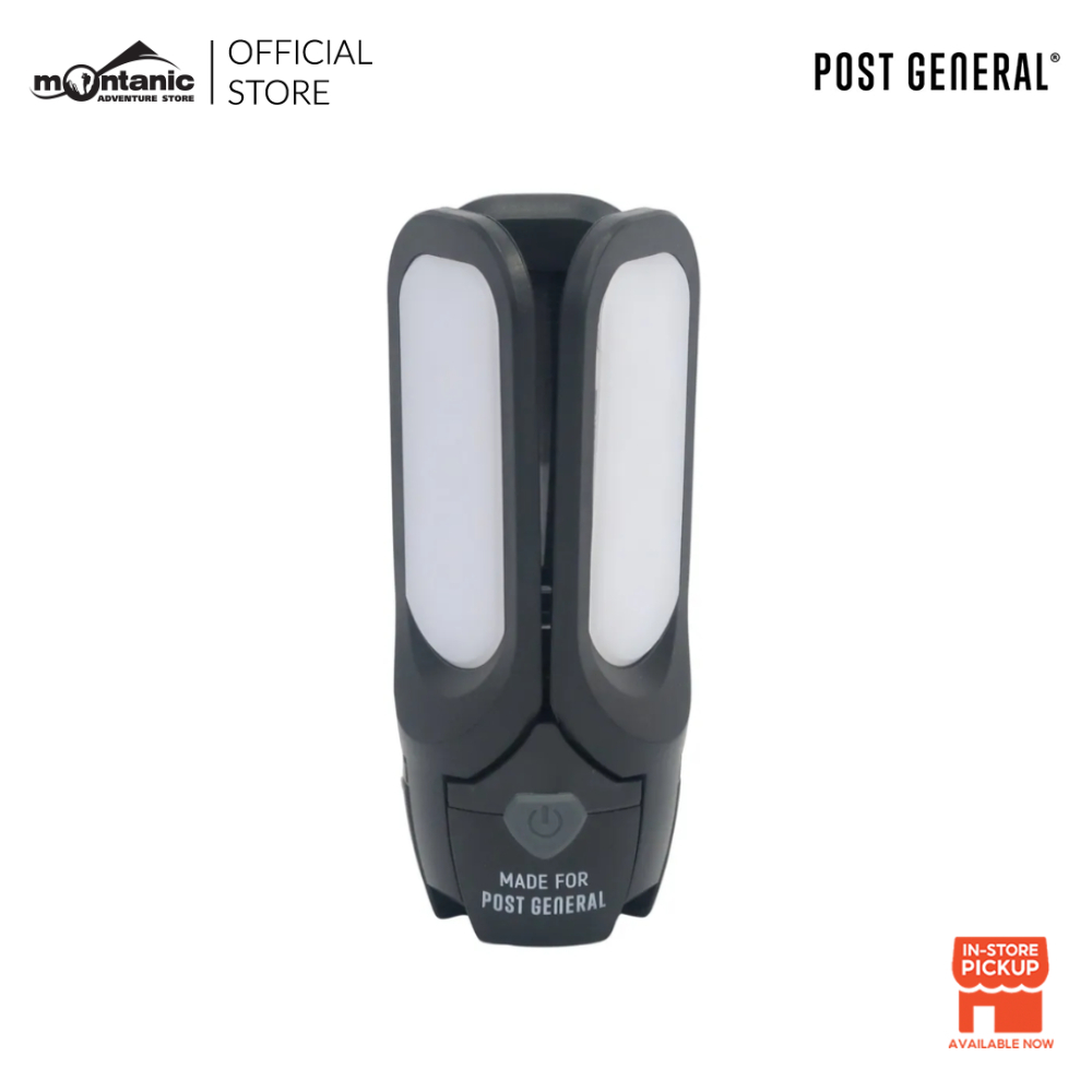 Post General Tri-Panel Solar Charged LED Light- Outdoor Lighting ...