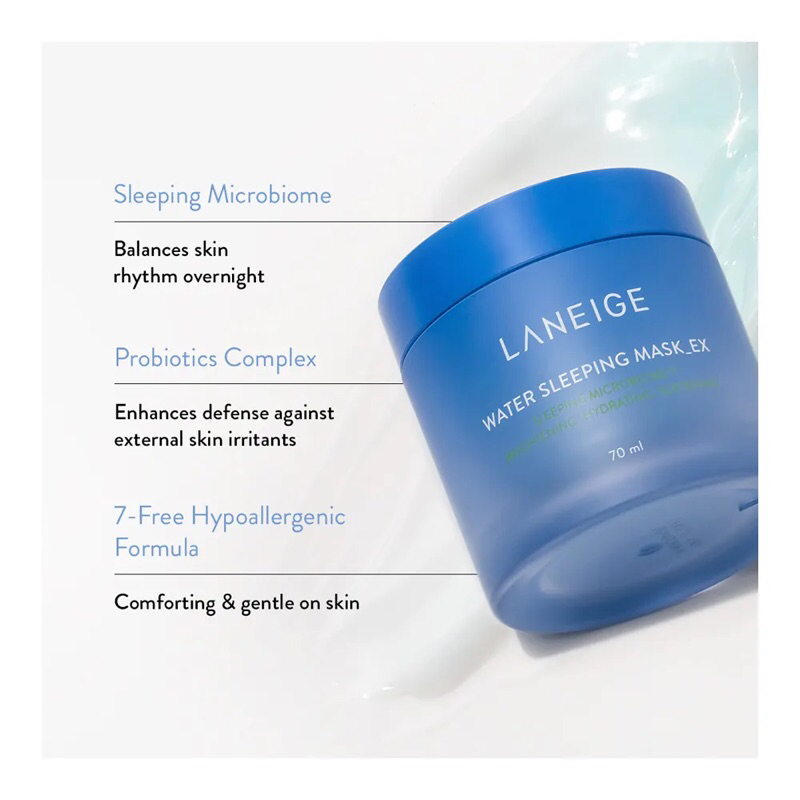 [READY STOCK] 🔥 LANEIGE Water Sleeping Mask EX Sleeping Micro Biome™ 💯 ...