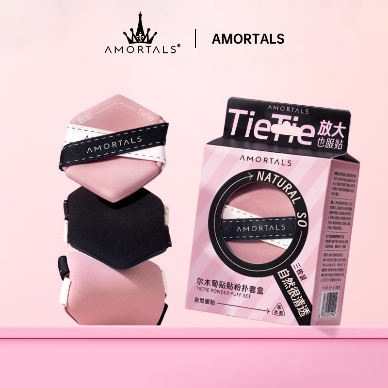 AMORTALS Tietie Air Cushion Makeup Puff Set 尔木萄贴贴粉扑 ...