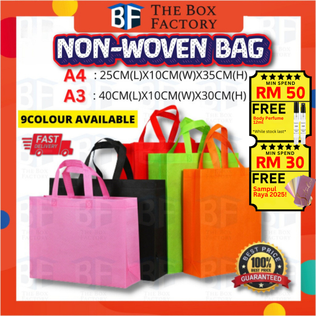 Lowest Price Tbf A4 A3 Non Woven Bag Tote Bag Shopping Woven Bag Gift