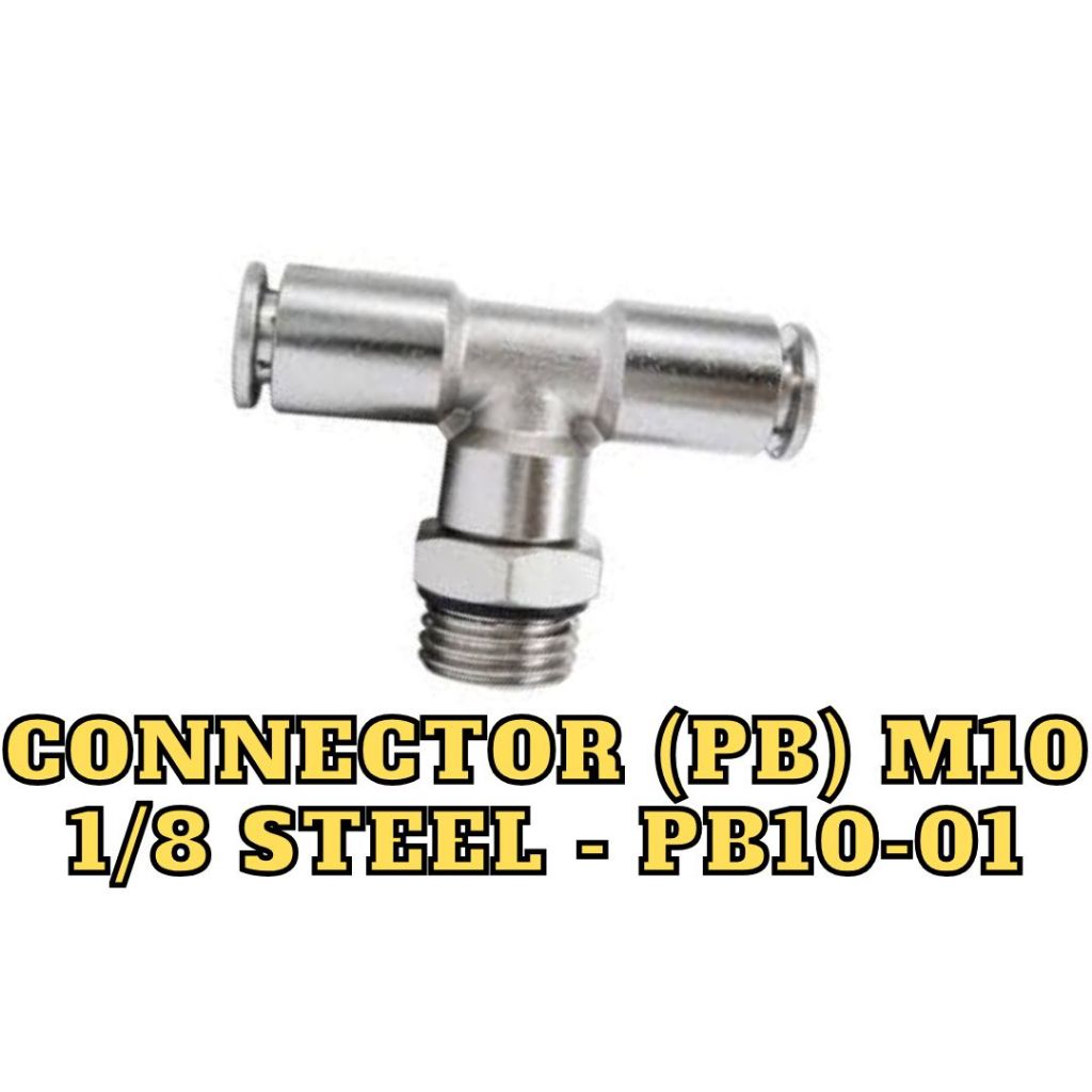 CONNECTOR (PB) M10-1/8 STEEL - PB10-01-STEEL | Shopee Malaysia