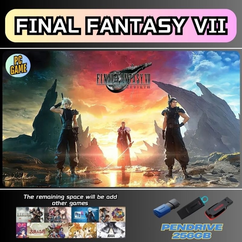 Final Fantasy VII Rebirth (PC Game) 最终幻想7 Rebirth | Shopee Malaysia