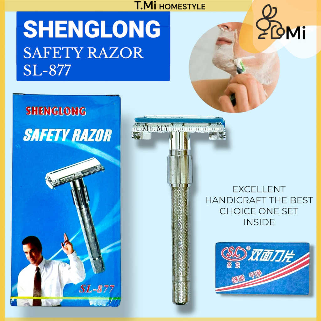 TMi Shaver ShengLong Rimei Blade Holder Safety Razor SL-877 Razor ...