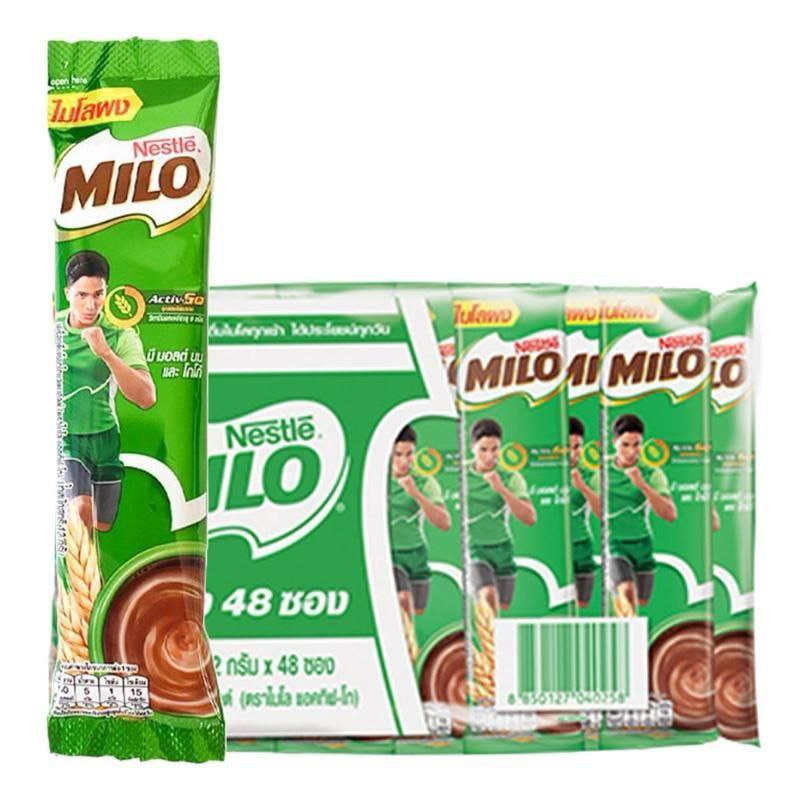 48PCS 12G HALAL NESTLE MILO POWDER MILO ACTIVE GO VIRAL THAI SERBUK 