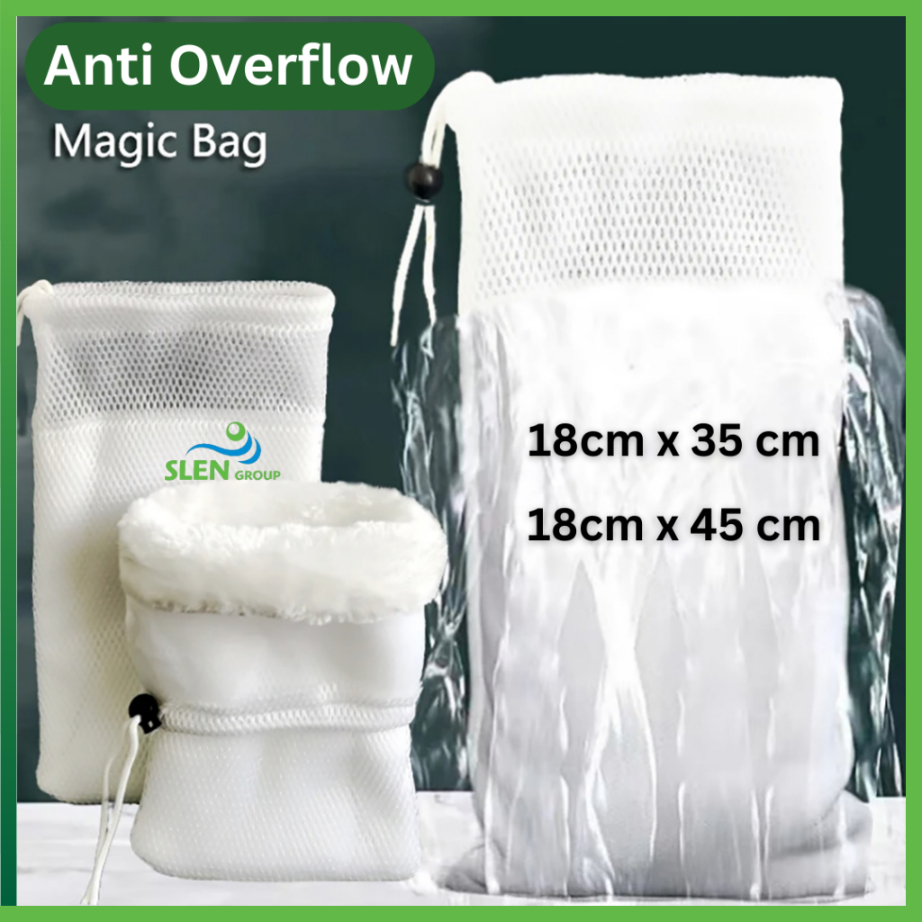 SLEN Anti-overflow Aquarium Magic Filter Sock Filter Tank Aquarium ...