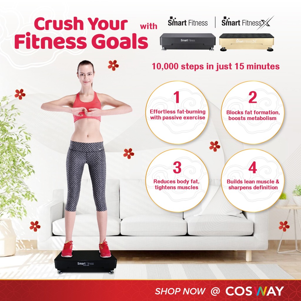 COSWAY Smart Fitness BodyGreen Whole Body Vertical Vibration (WBVV ...