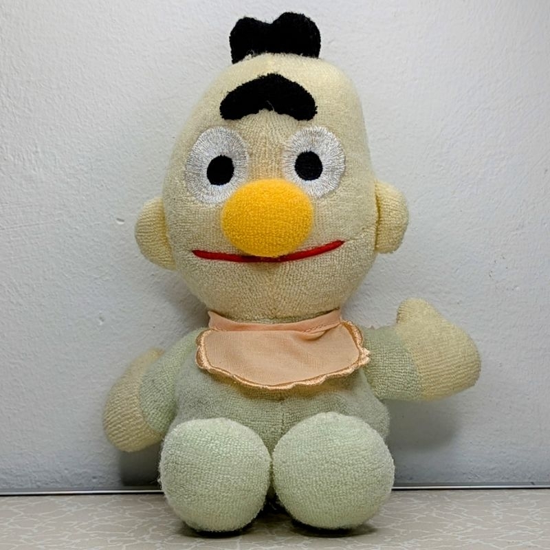 (OneG Den) Original Sesame Street Baby Bert with bib Plushie Soft ...