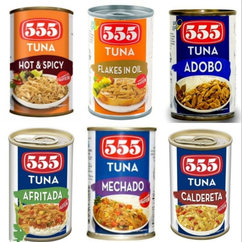 555 Tuna / 555 Canned Tuna 155g - Philippine Product | Shopee Malaysia