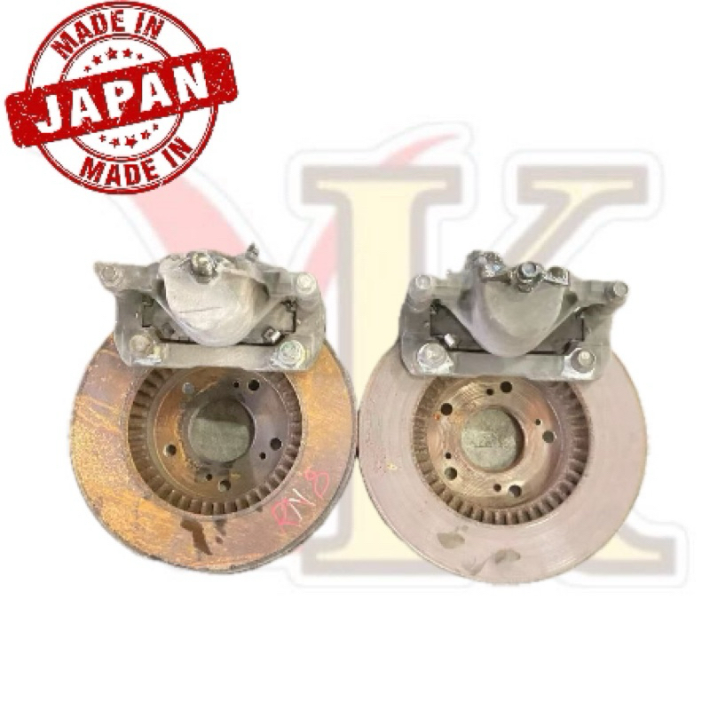 Honda Stream RN6 RN8 Front Brake Caliper With Disc Rotor 11 Inch Set ...