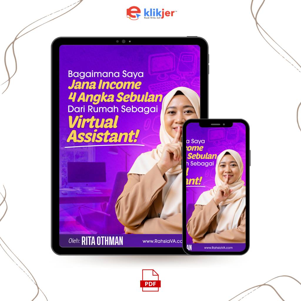 Ebook Rahsia VA - Panduan Jana Income 4 Angka Sebulan Sebagai Virtual ...