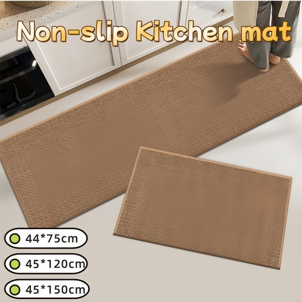 Linen Carpet Anti Slip Rug Carpet Kitchen Mat Living Room Carpet Murah ...